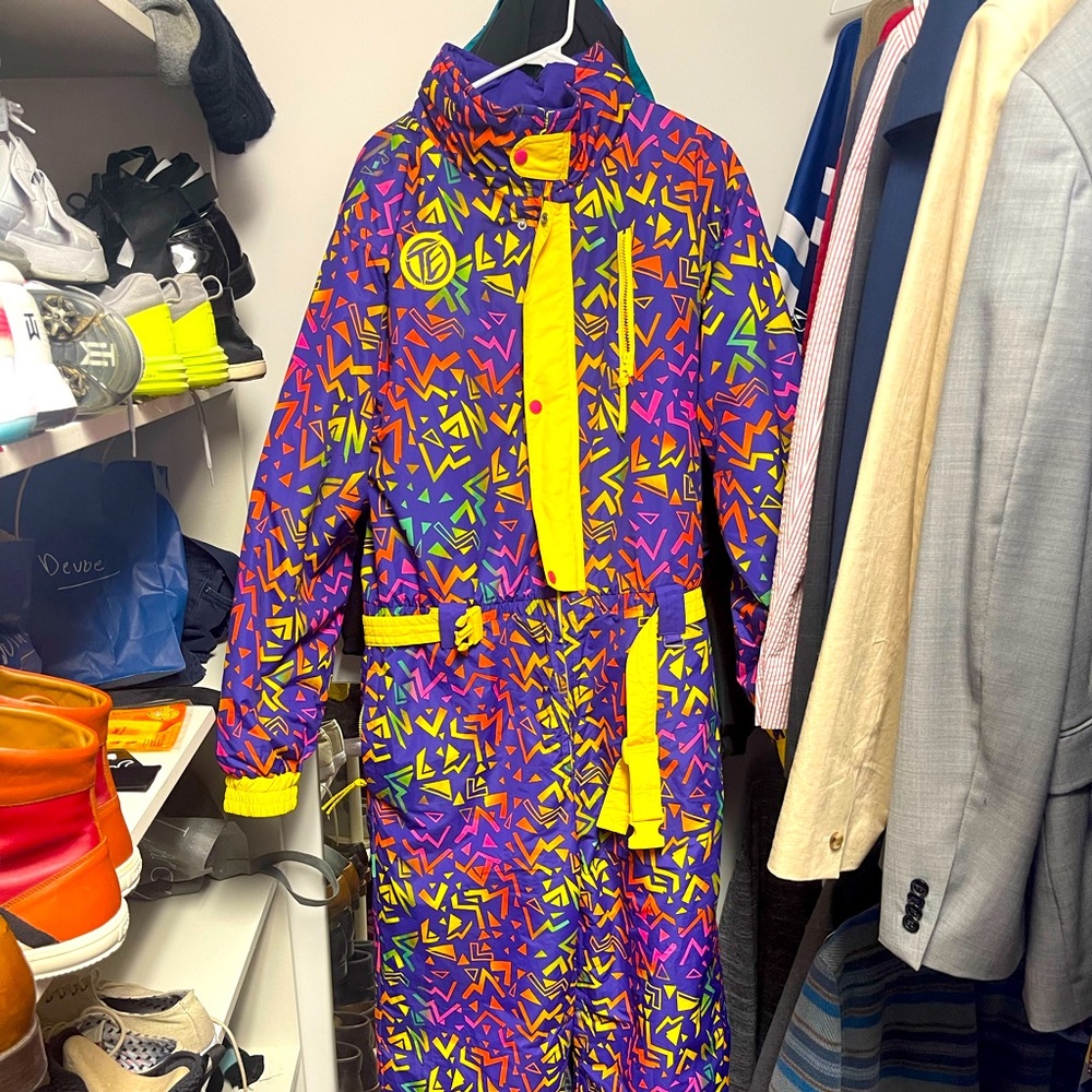 Tipsy Elves Retro One-Piece Ski Suit XL
